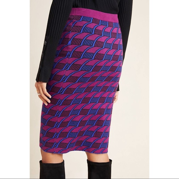 Anthropologie NWT Nancy Pencil Skirt - Picture 2 of 5